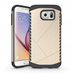 Wholesale Samsung Galaxy S6 Shield Hybrid Case (Champagne Gold)